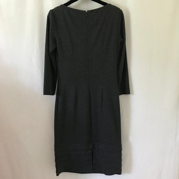 Blumarine Charcoal Gray Embellished Dress - Picture 2 of 8